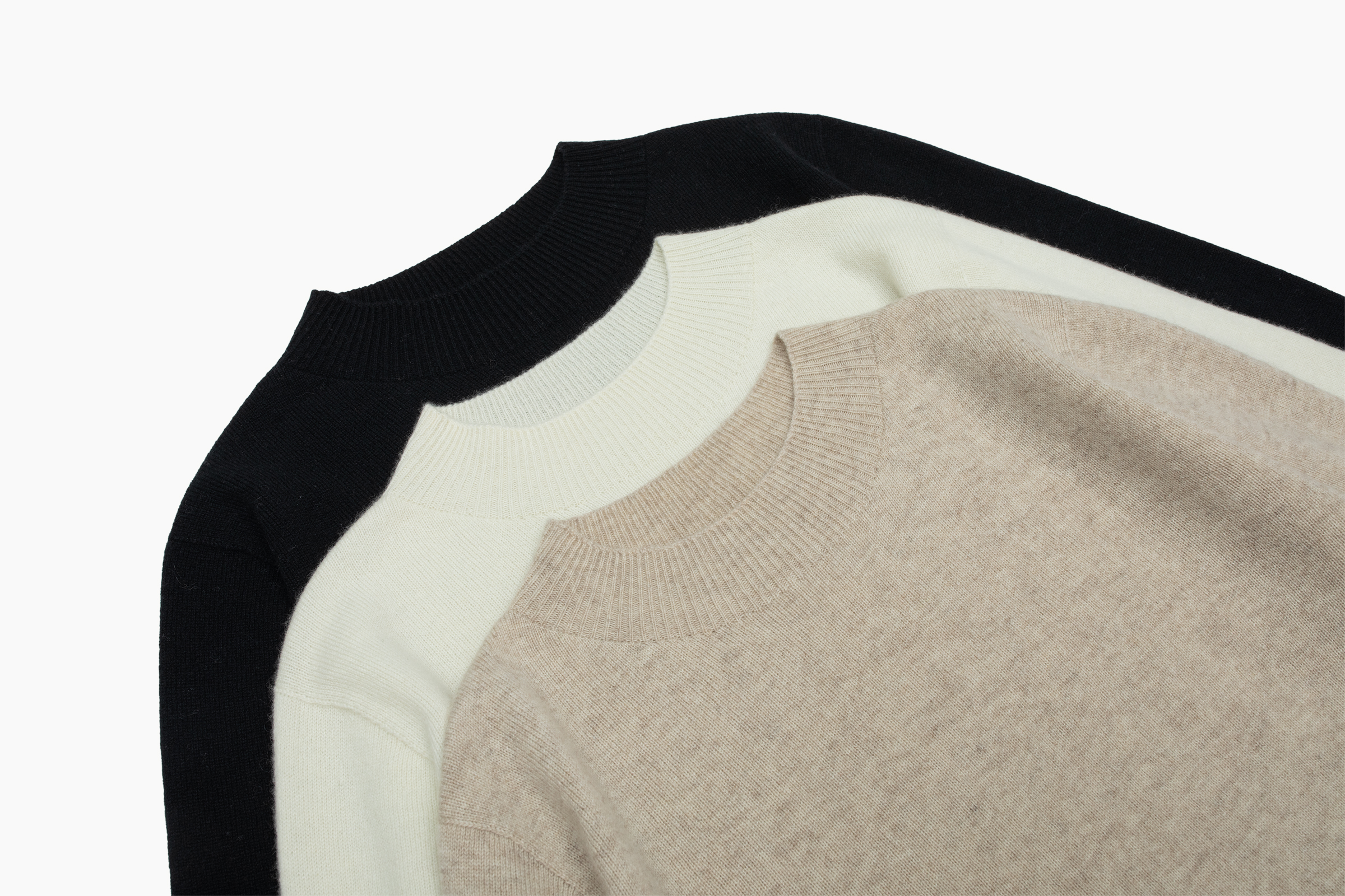 小金象 BABYCASHMERE 100%女无缝一体成型经典薄款小半高领长袖衫