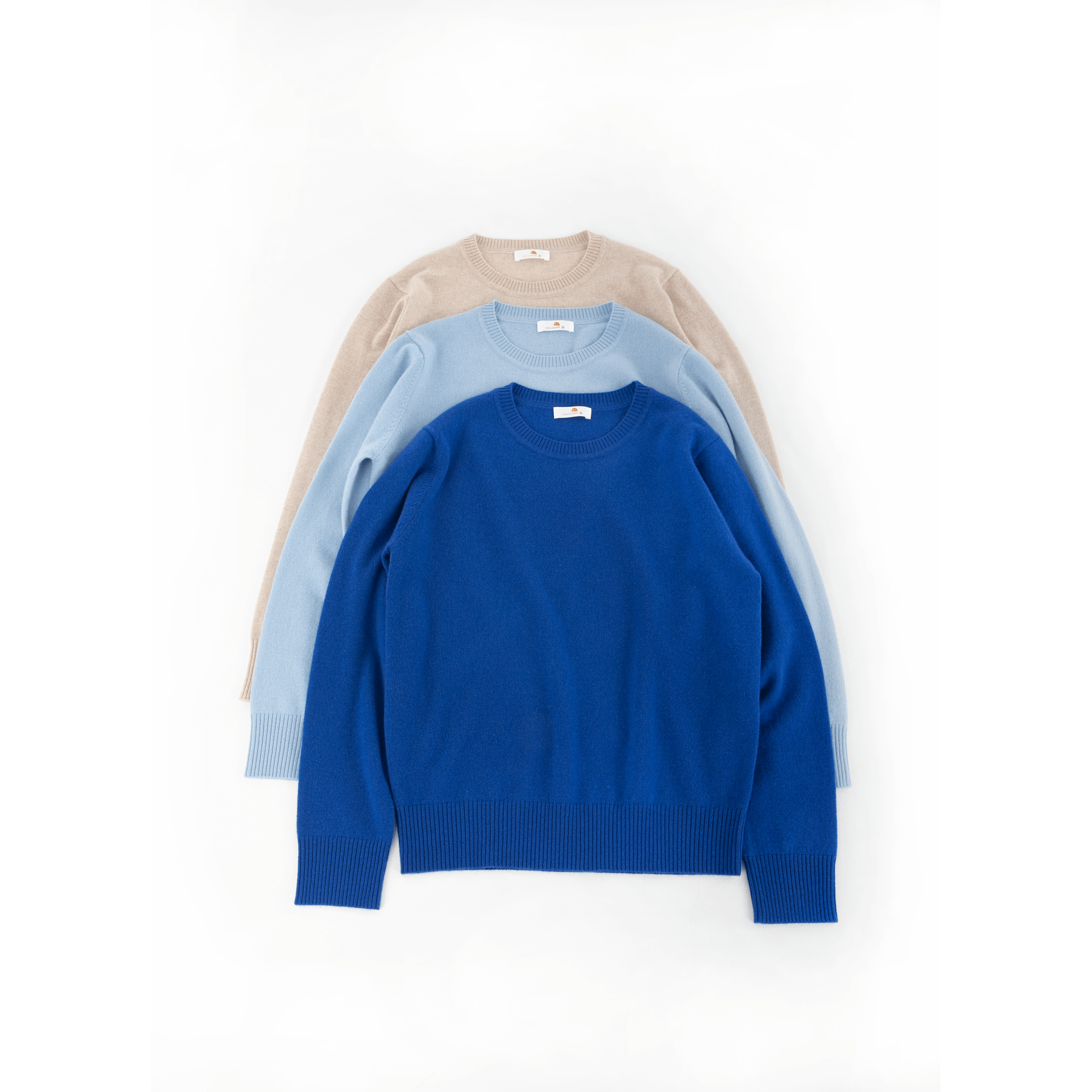 小金象 山羊绒100% - 女12针基础圆领羊绒针织衫Cashmere 康赛妮