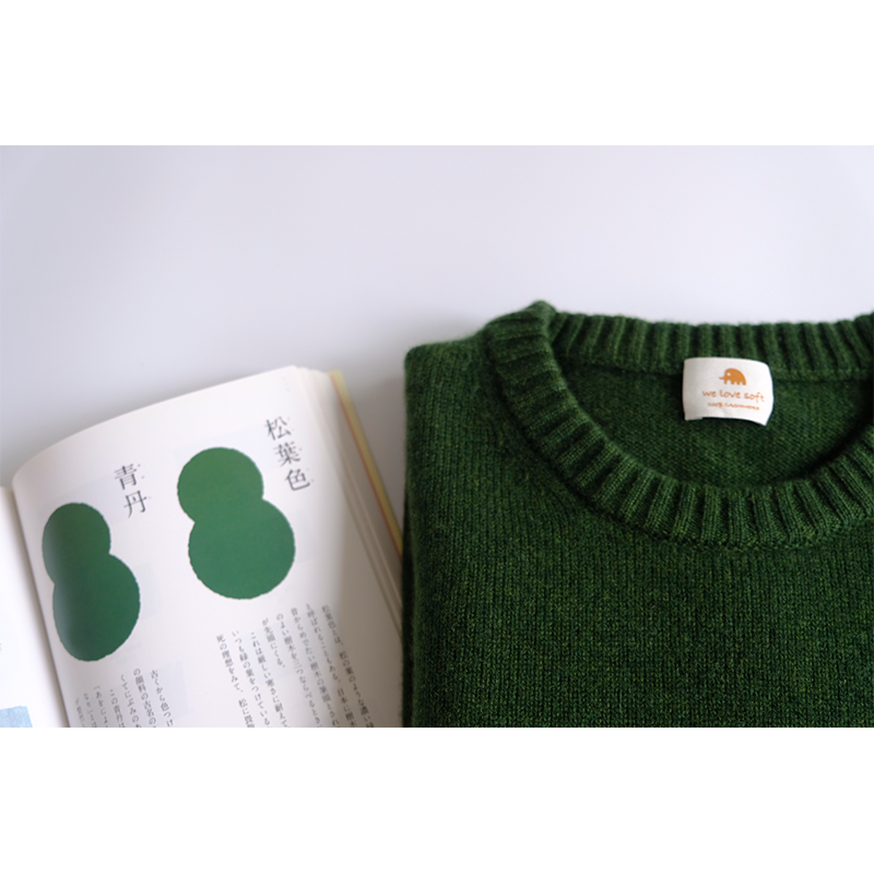 小金象 山羊绒100% - 女7针中厚Basic圆领秋冬羊绒针织衫  康赛妮