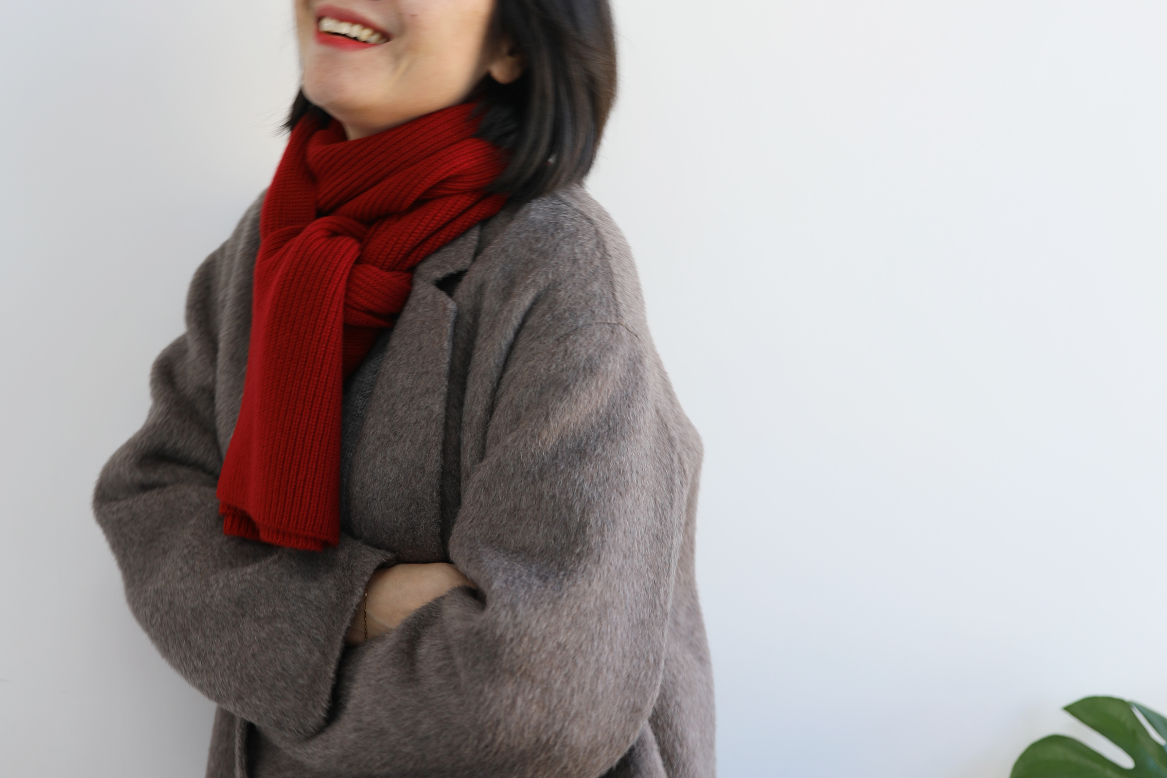 小金象 BABY CASHMERE 100% - 亲肤厚实丰盈 小山羊绒7针粗针围巾