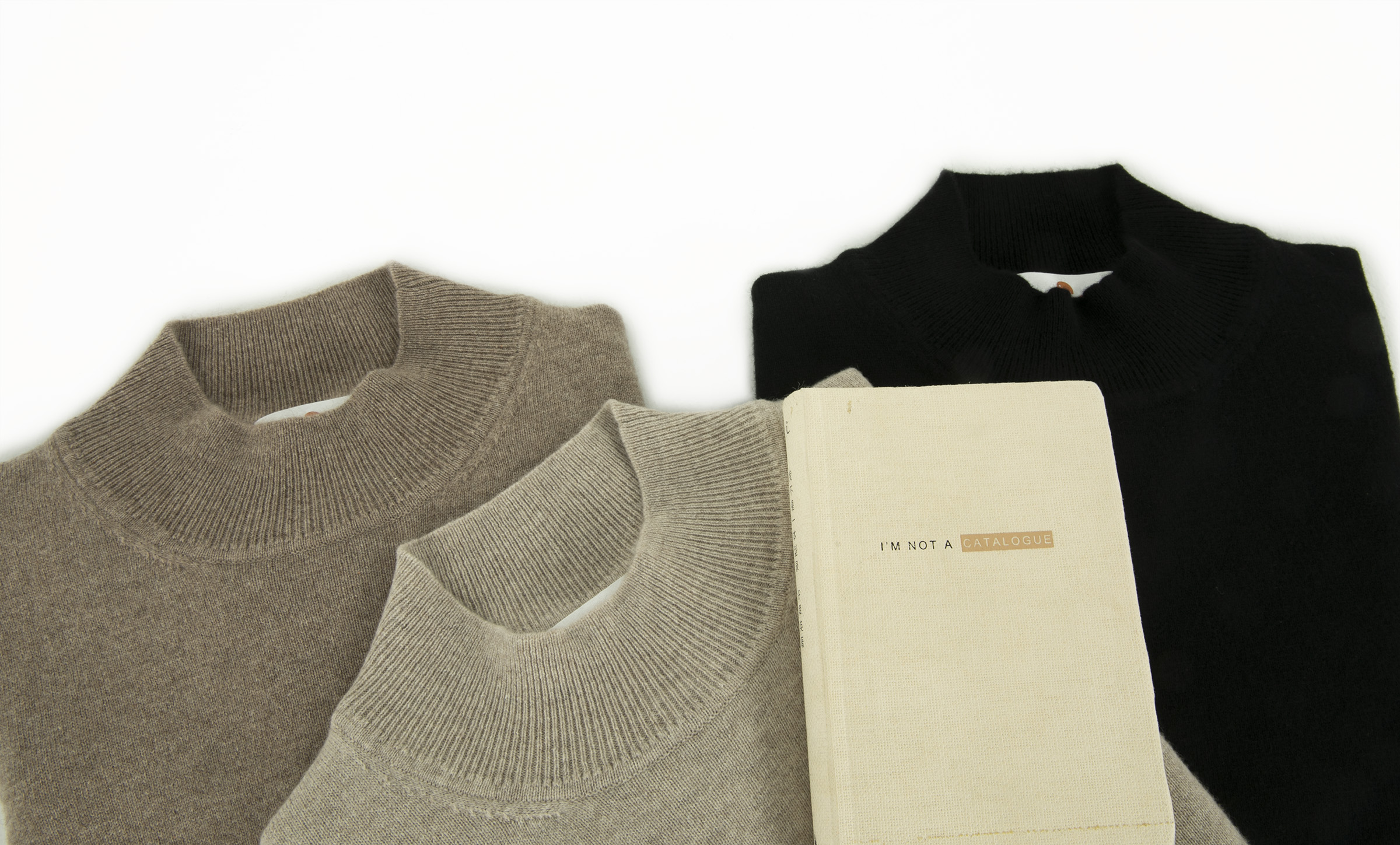 小金象 BABY CASHMERE 100% - 14针经典男士半高圆领套头羊绒衫