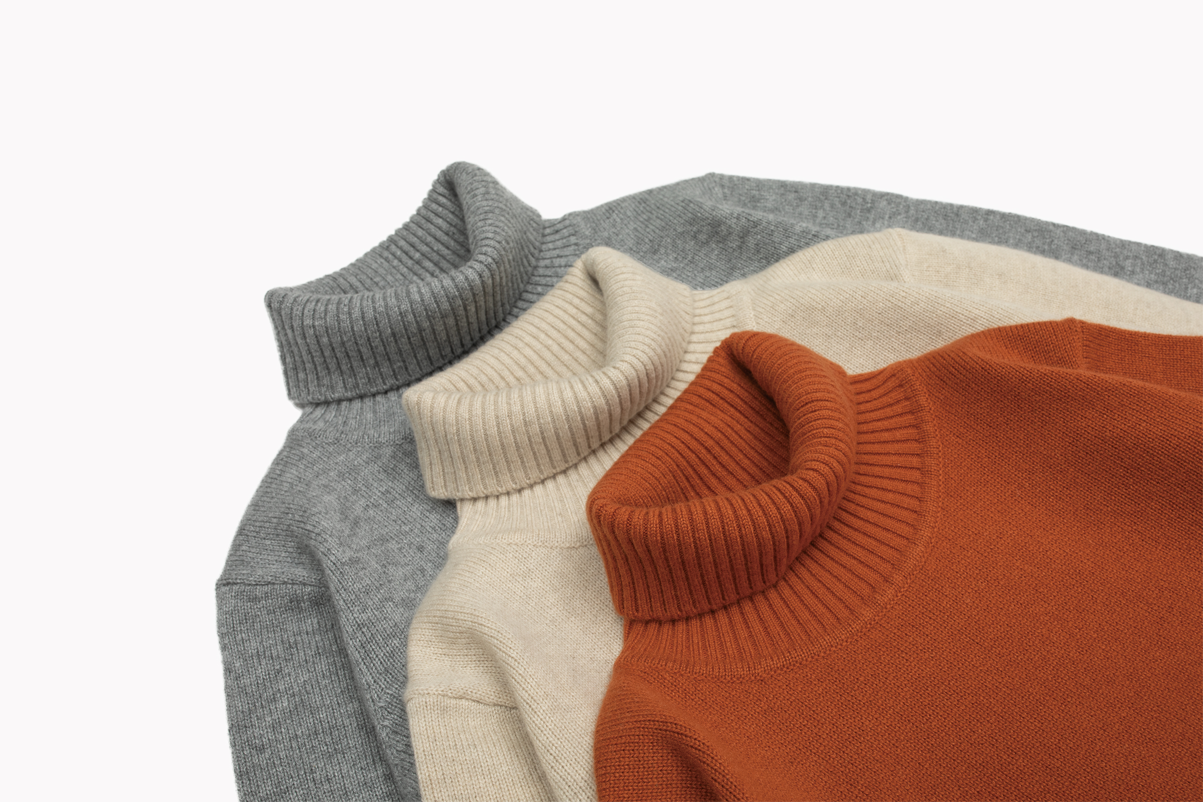 小金象 山羊绒100%-温暖亲切 女7针中厚经典两翻高领套头衫康赛妮