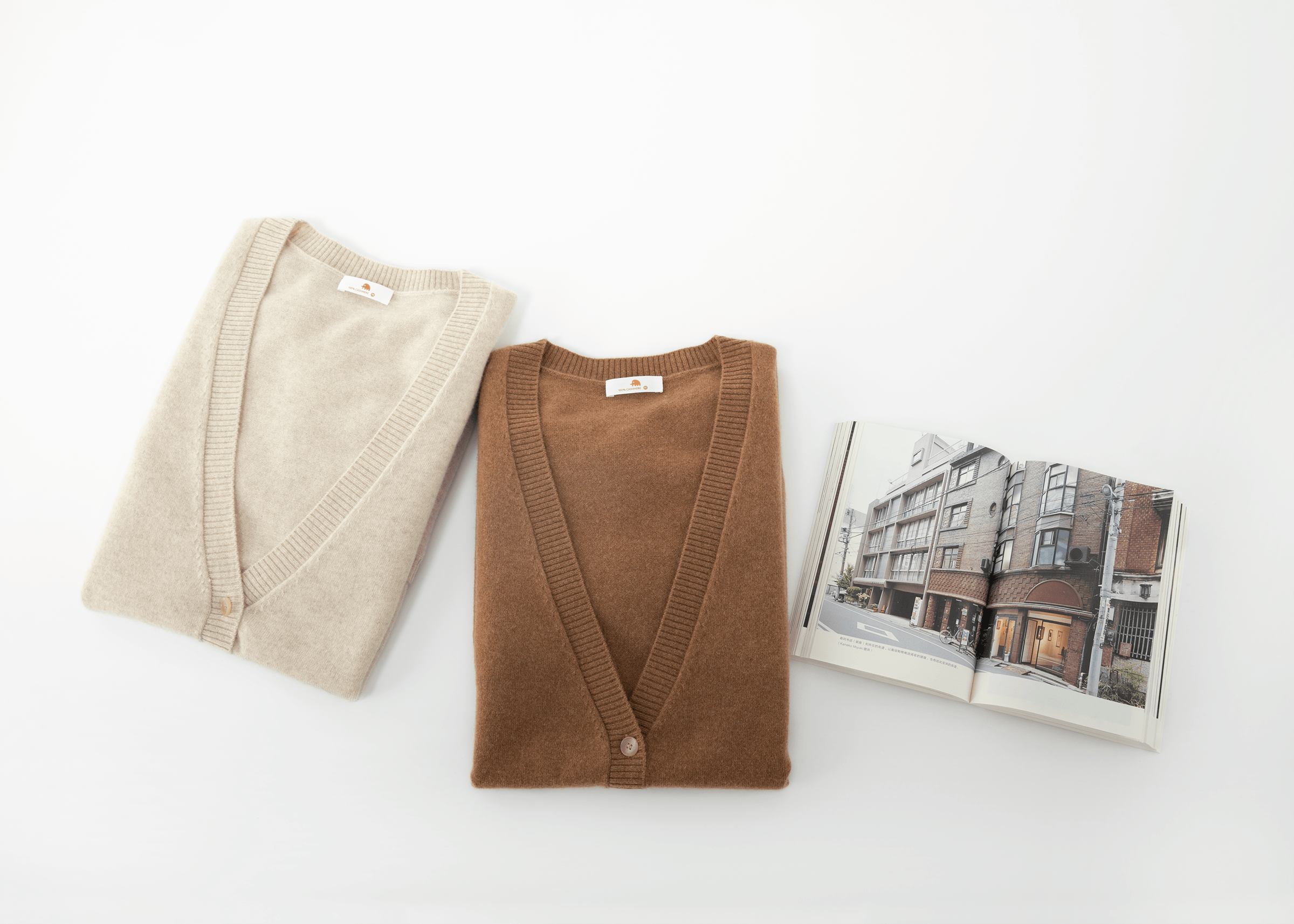 小金象 山羊绒100% -想要的中长款V领长袖开衫 女12针薄款 康赛妮