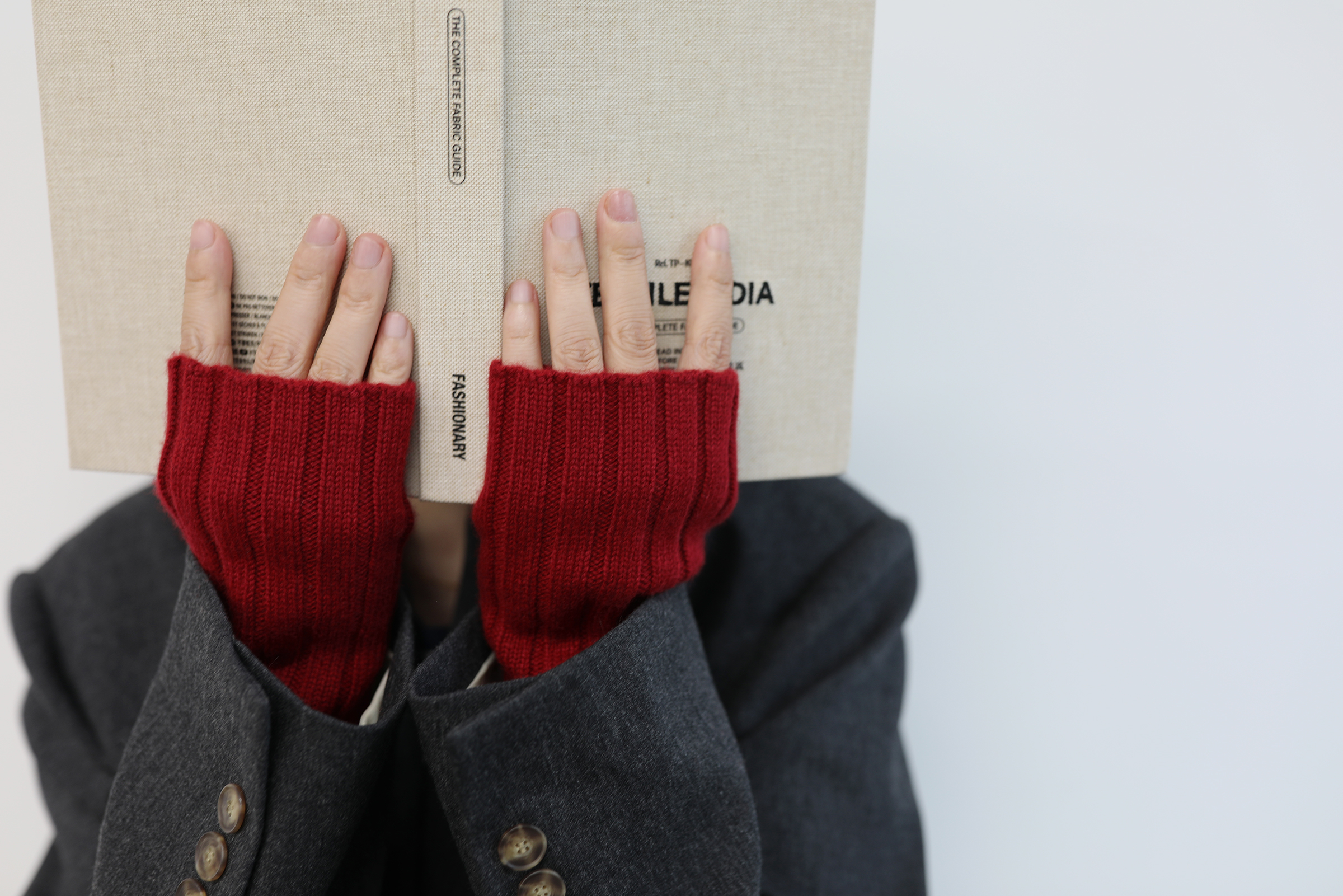 小金象 山羊绒100%-中性男女同款无缝一体成型保暖连指手套康赛妮