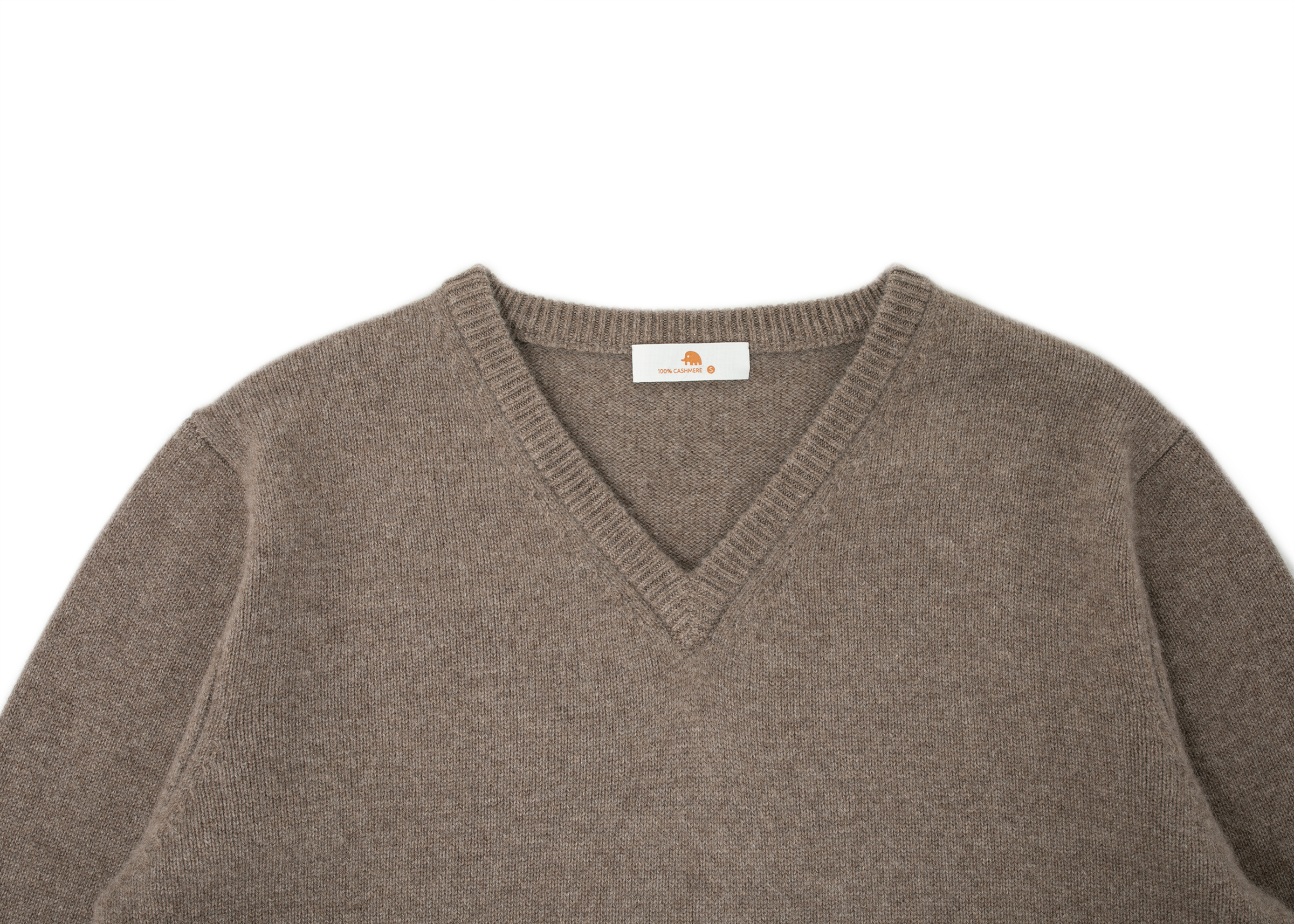 小金象 山羊绒100% - 男7针中厚经典基础款V领套头羊绒衫 康赛妮