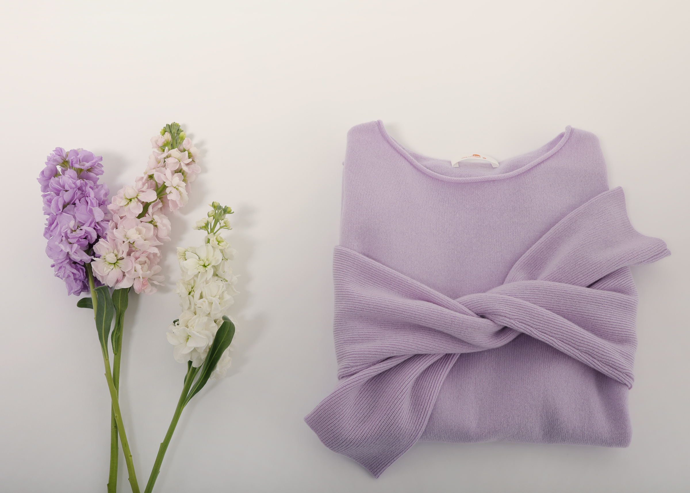 小金象 山羊绒100%-女12针Oversize宽松落肩袖自然卷边船领套头衫