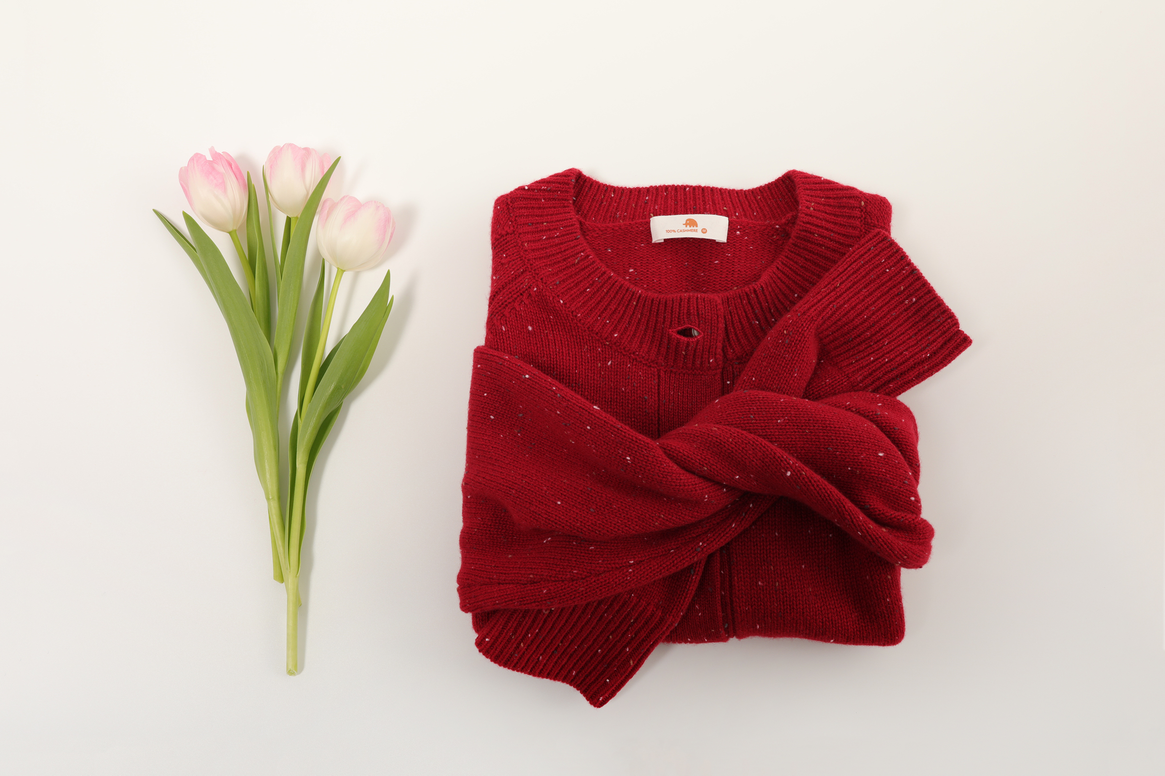 小金象 山羊绒100%-女5针3根纱圆领插肩袖点子纱短款开衫 康赛妮