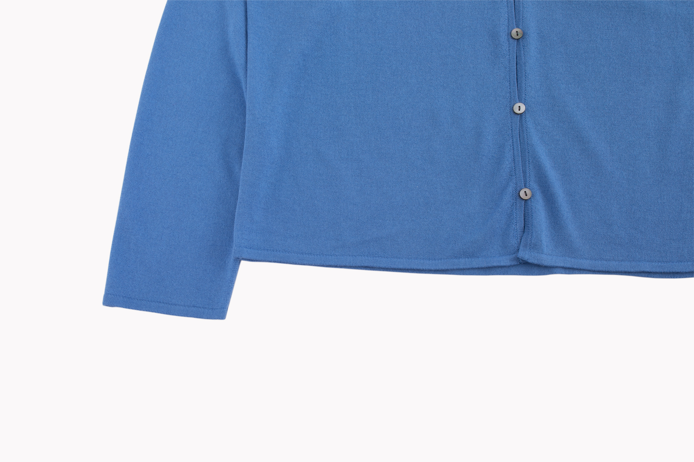 小金象 真丝85% 山羊绒15%-春夏超薄短款落肩袖V领长袖开衫空调衫