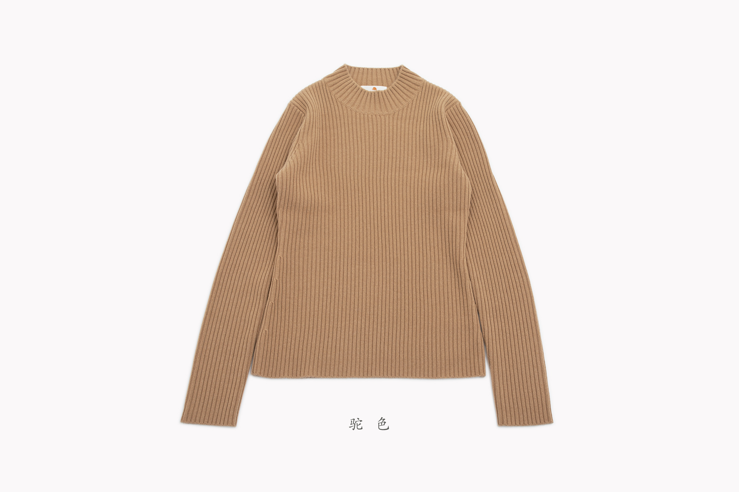 小金象 BABY CASHMERE 100% 女中厚小山羊绒半高领修身收腰打底衫