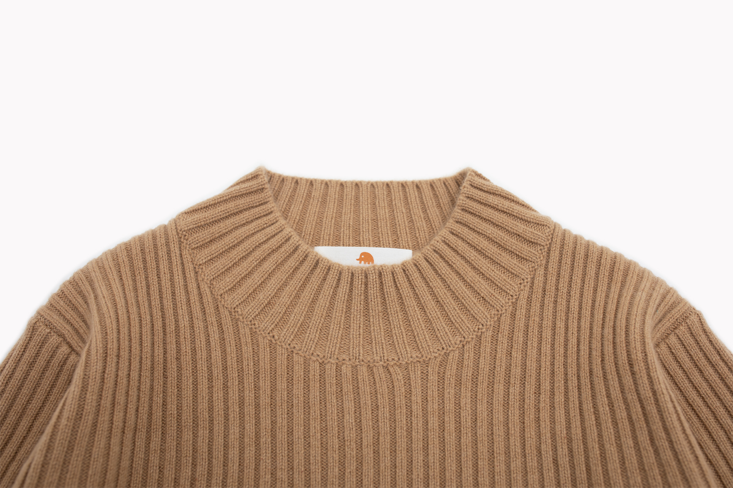 小金象 BABY CASHMERE 100% 女中厚小山羊绒半高领修身收腰打底衫