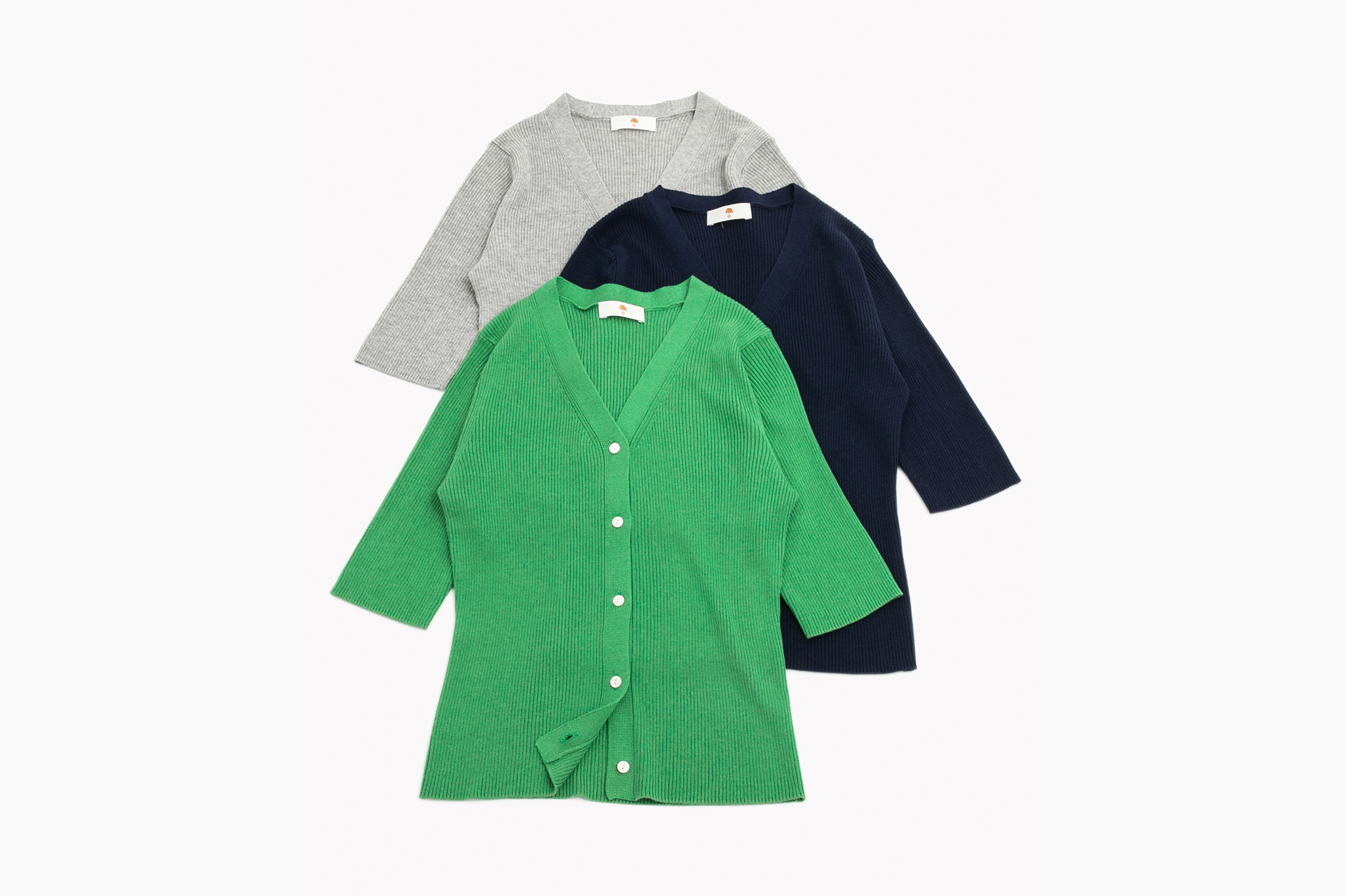 小金象 真丝85% 山羊绒15%-春夏短款V领短袖开衫针织罗纹修身收腰