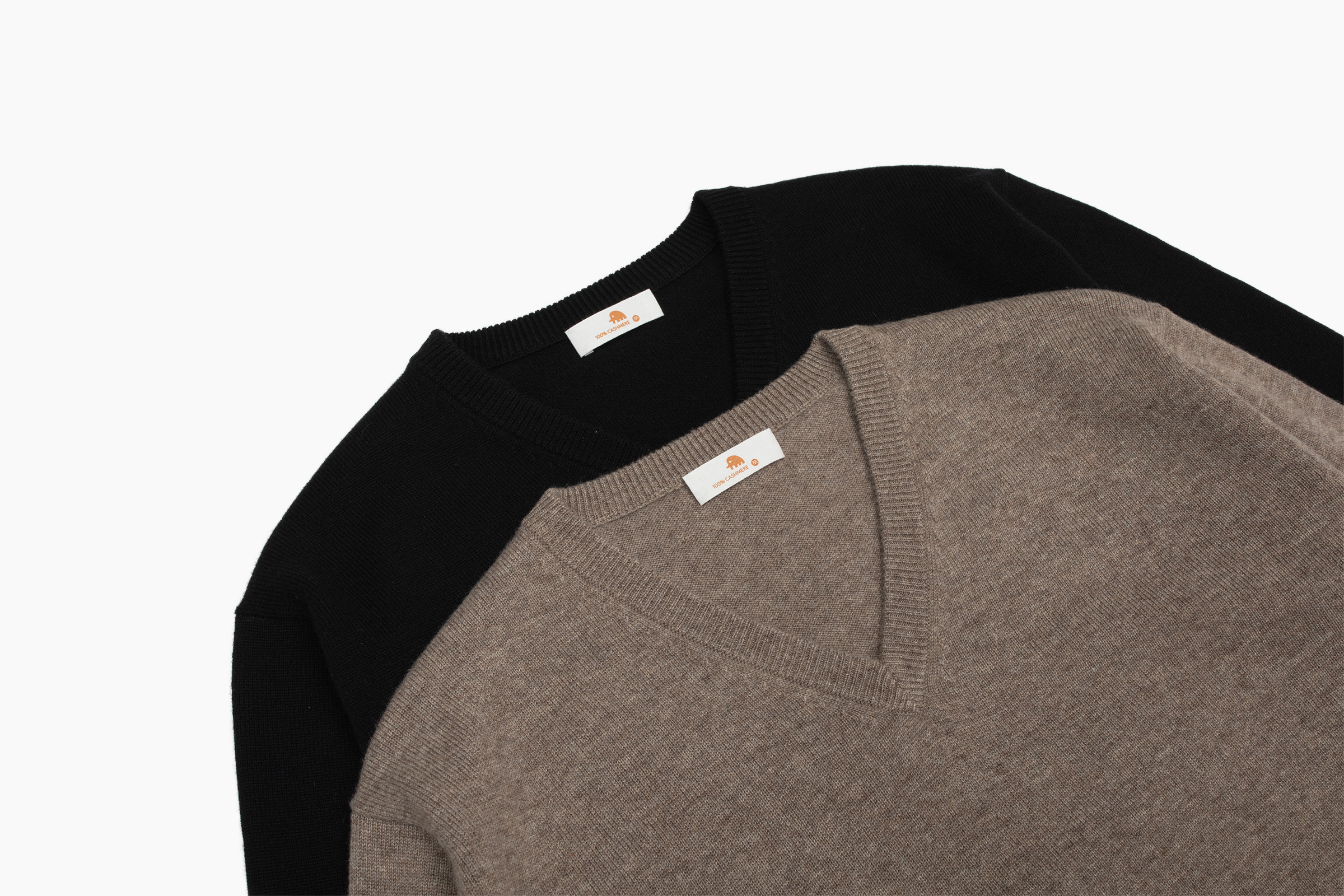 小金象 山羊绒100% 搭配衬衫还不错的V领套头衫 中厚加密2/36支纱