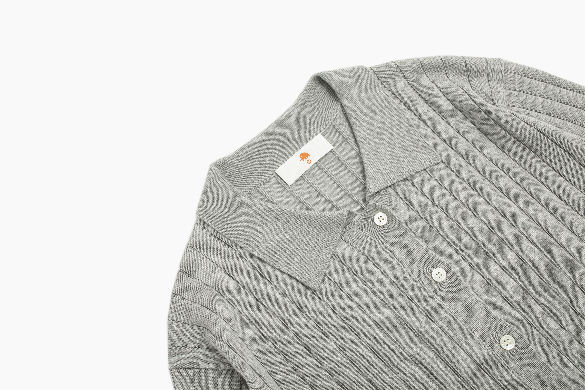 小金象 真丝85%山羊绒15% -春秋轻薄坑条针织长袖衬衫日常通勤