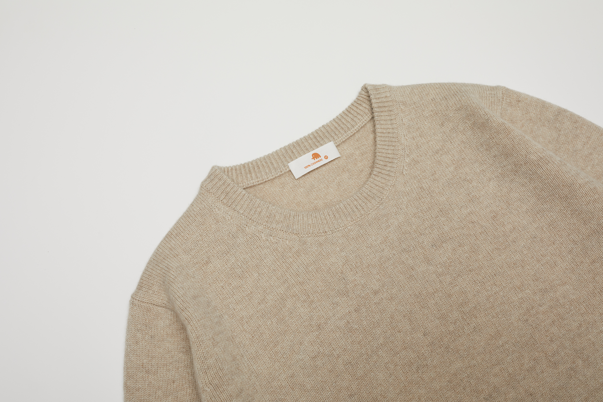 小金象 BABY CASHMERE 100%-圆融自在 女9针中厚小山羊绒基础圆领