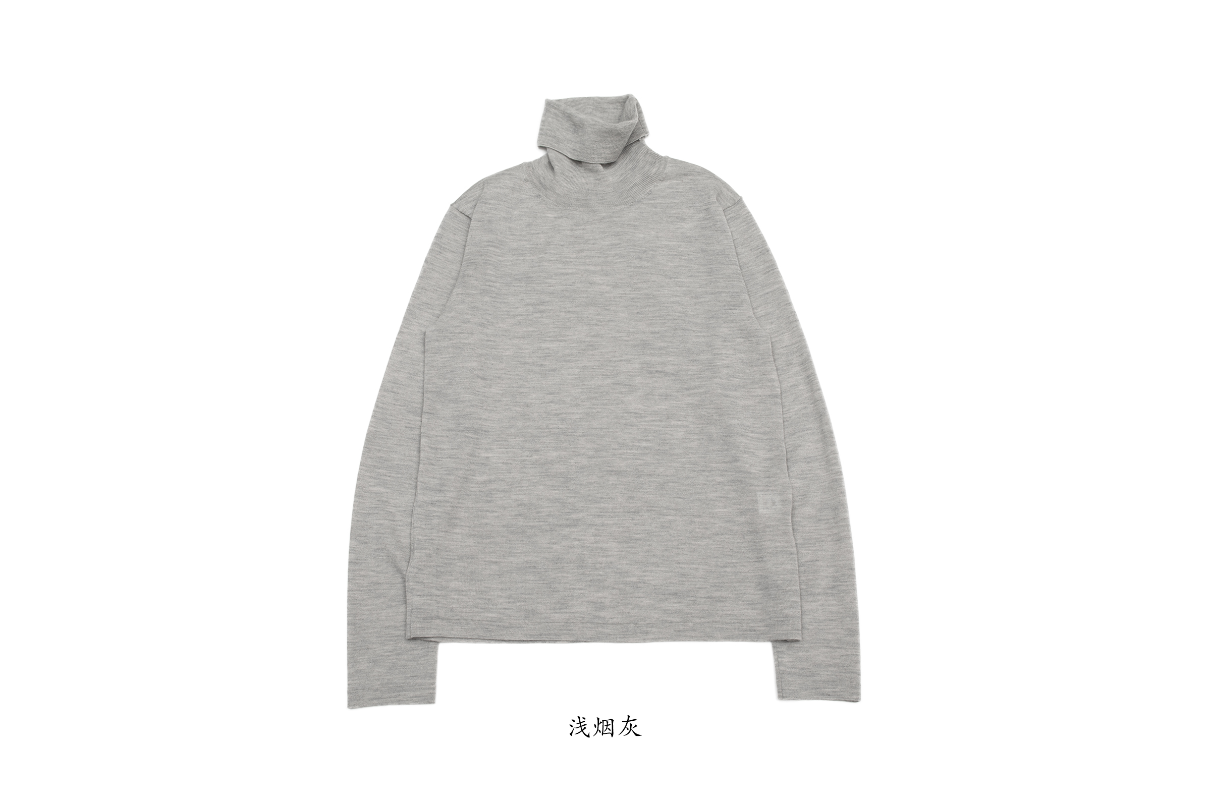 小金象 CASHMERE 100% 女轻薄基础通勤高领堆堆领套头长袖打底衫