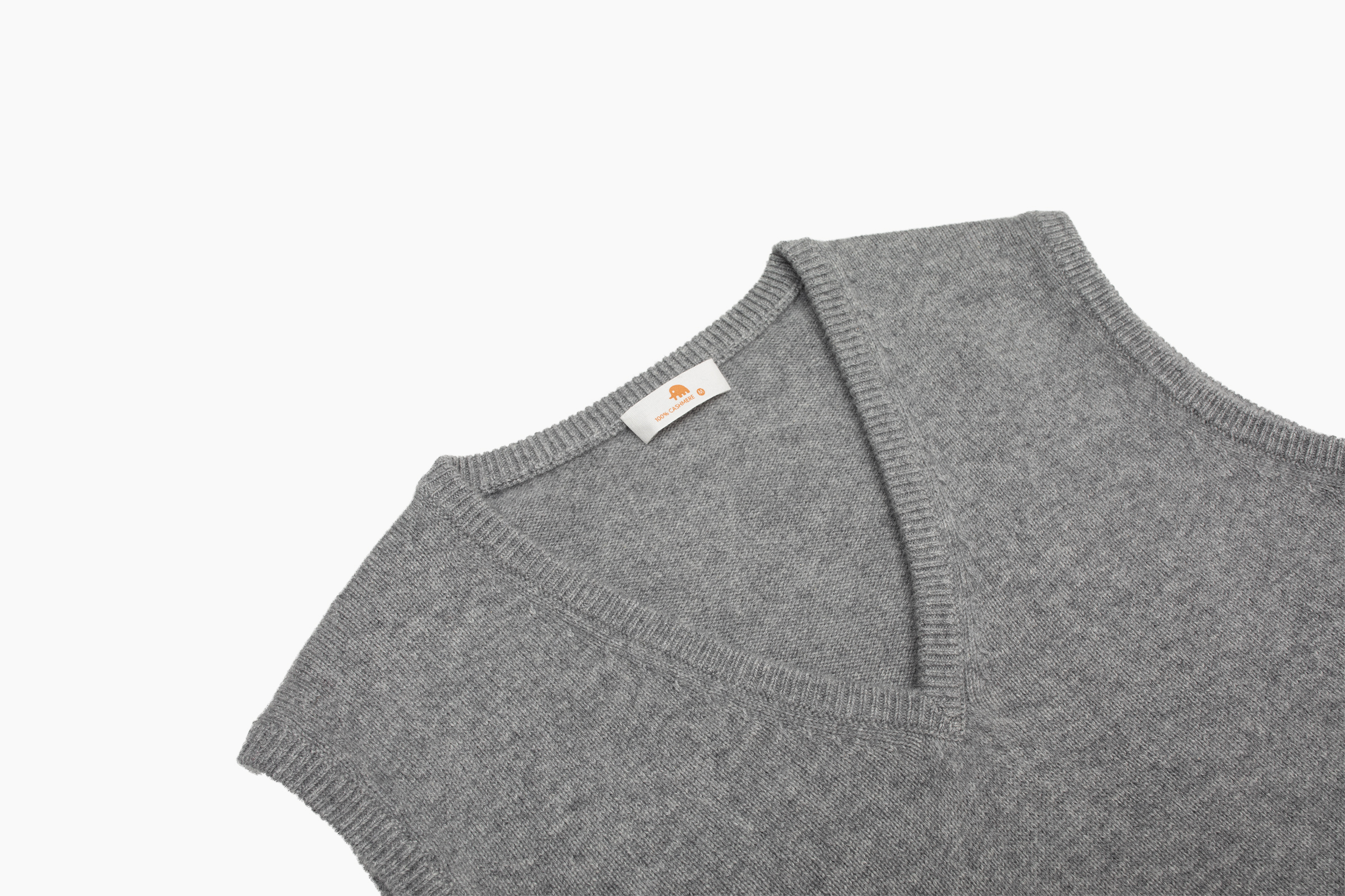 小金象 山羊绒100% 保暖通勤女9针中厚加密V领针织背心马甲康赛妮