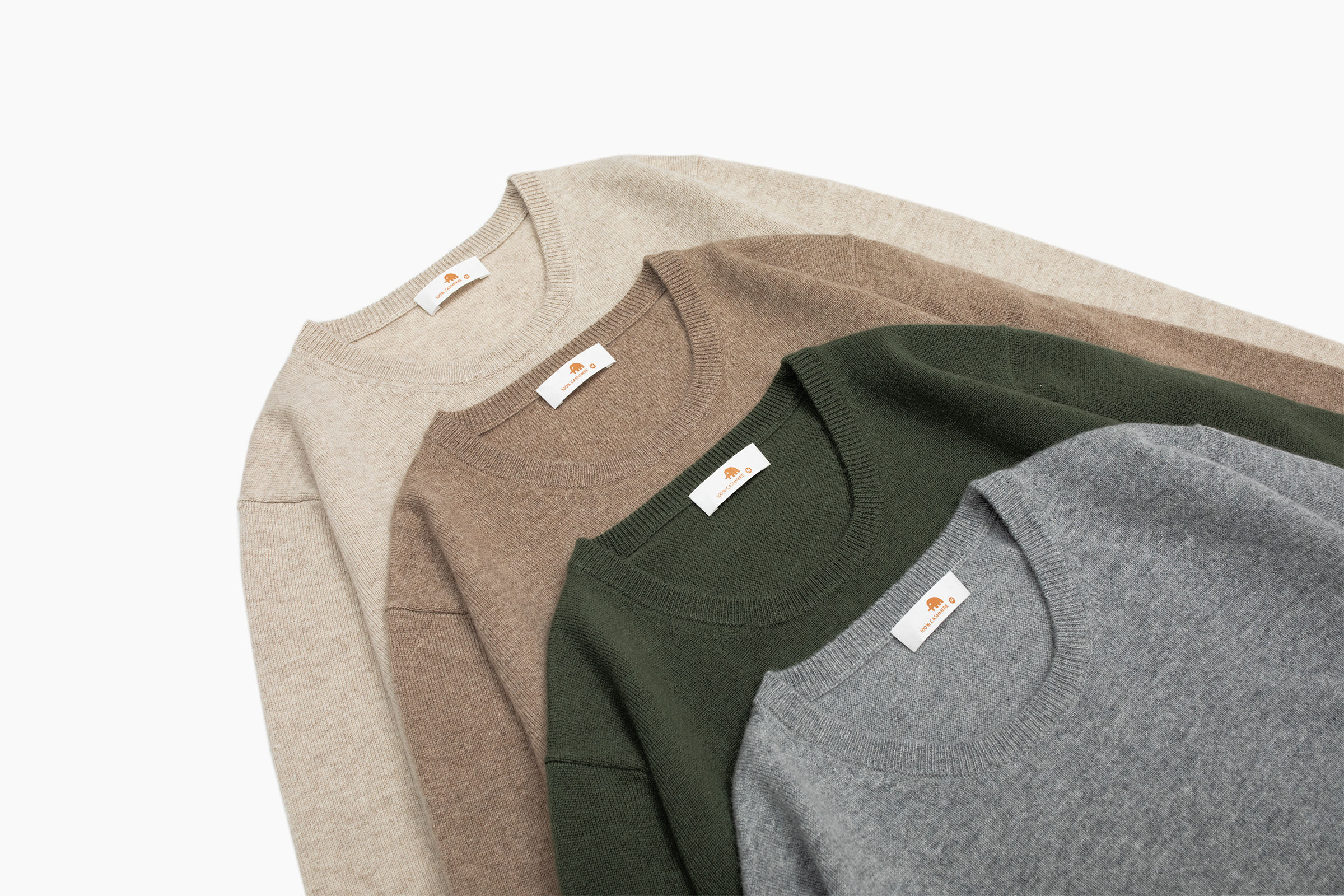 小金象 BABY CASHMERE 100% 女小山羊绒基础圆领薄款长袖套头衫