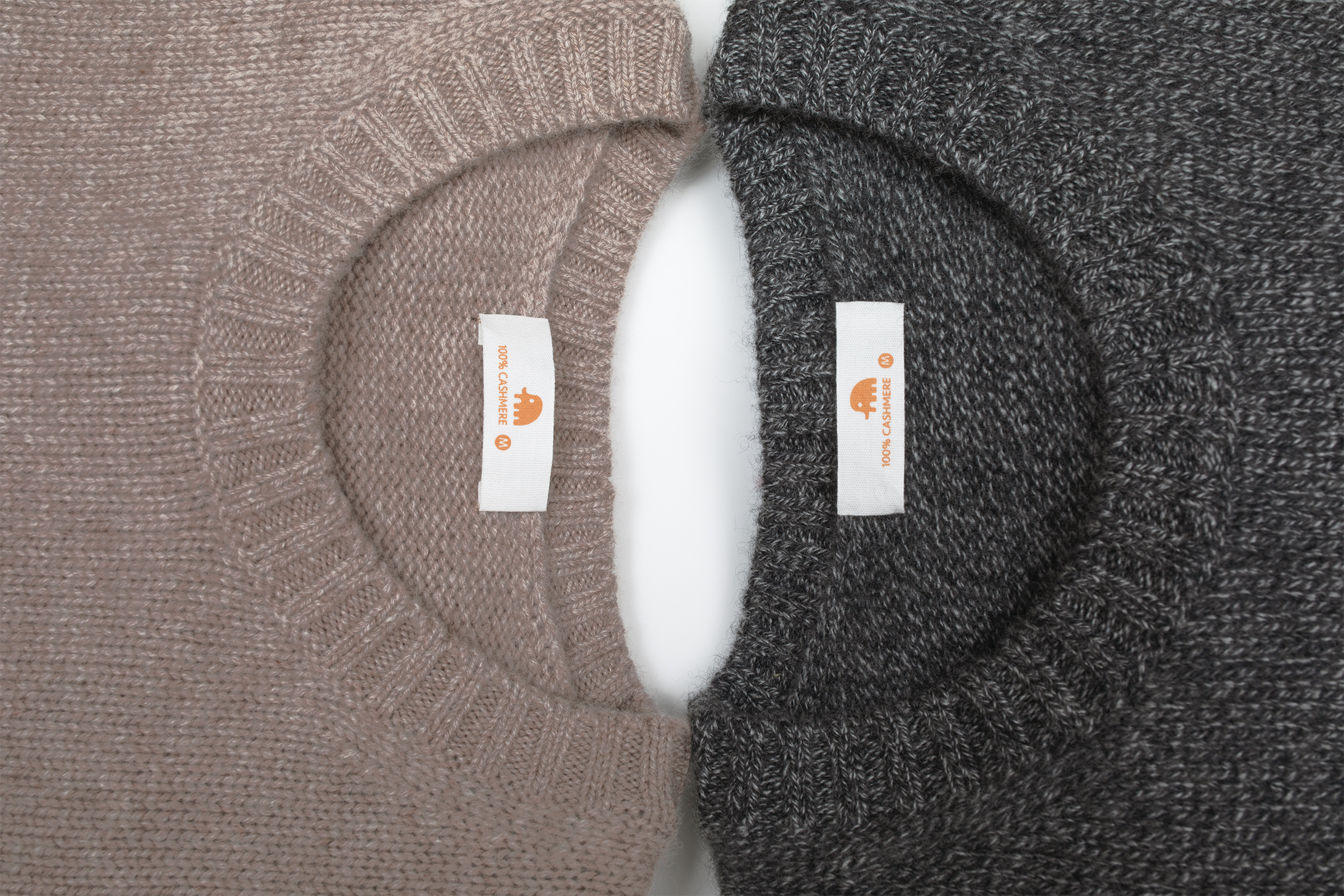 小金象 山羊绒100%  男5针4根纱厚实基础圆领长袖套头衫 康赛妮