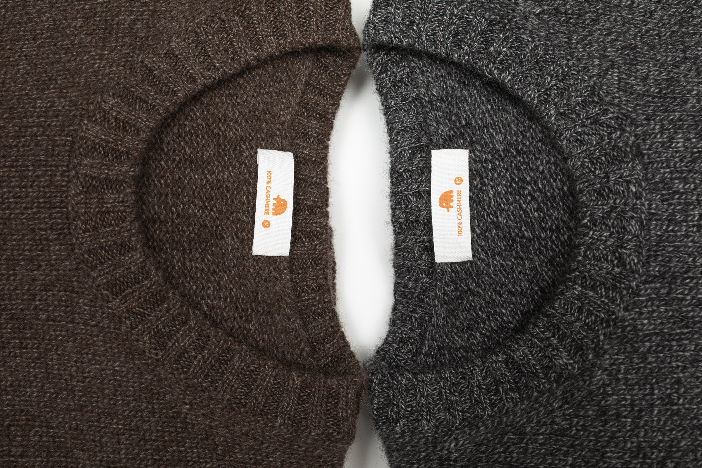 小金象 山羊绒100%  男5针4根纱厚实基础圆领长袖套头衫 康赛妮