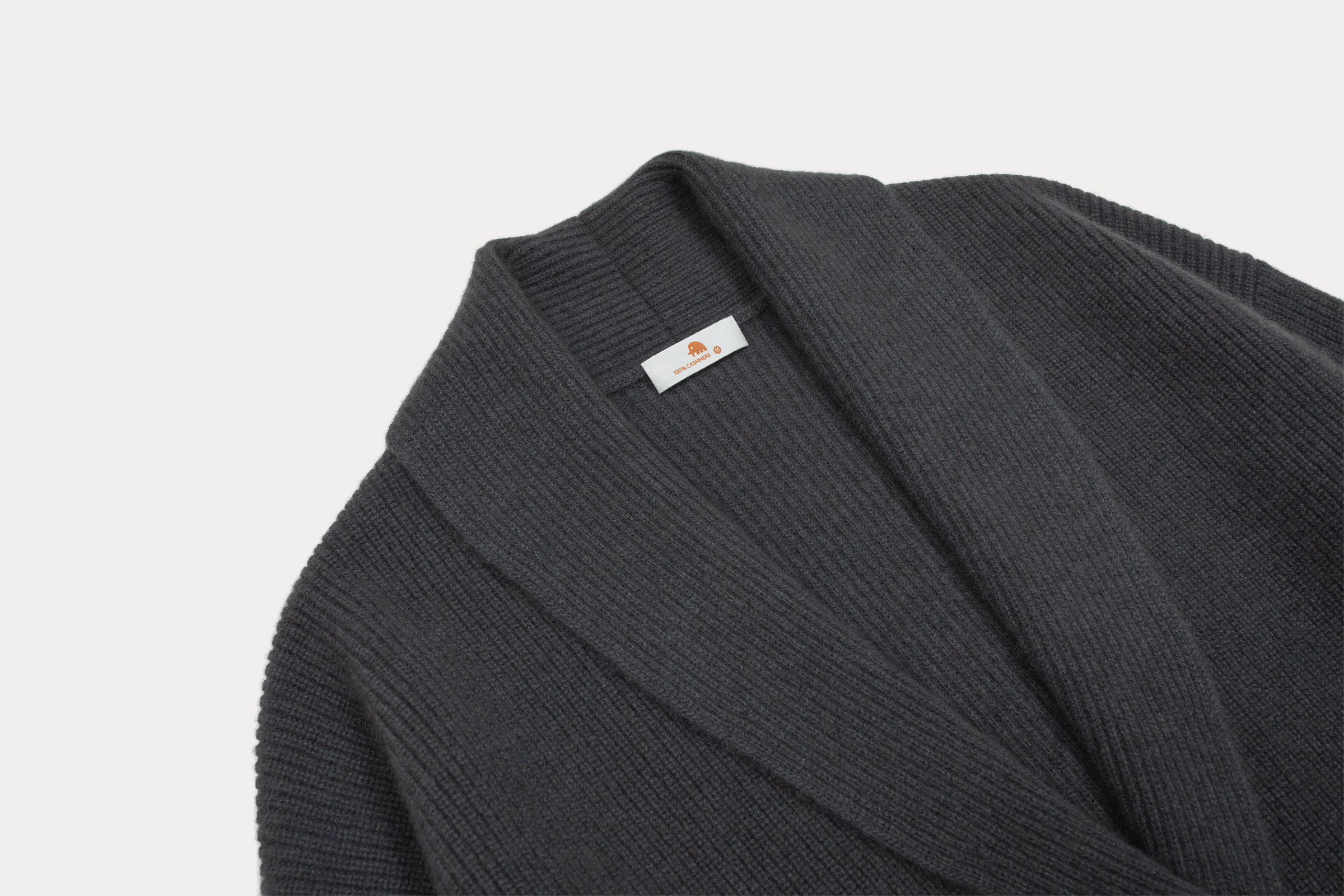 小金象山羊绒100% 女9针中厚单元宝复古青果领落肩袖宽松短款开衫