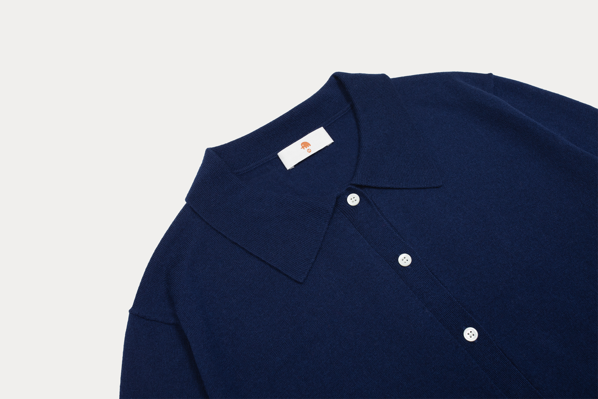 小金象 真丝85%山羊绒15%女春夏轻薄日常通勤POLO翻领七分袖开衫