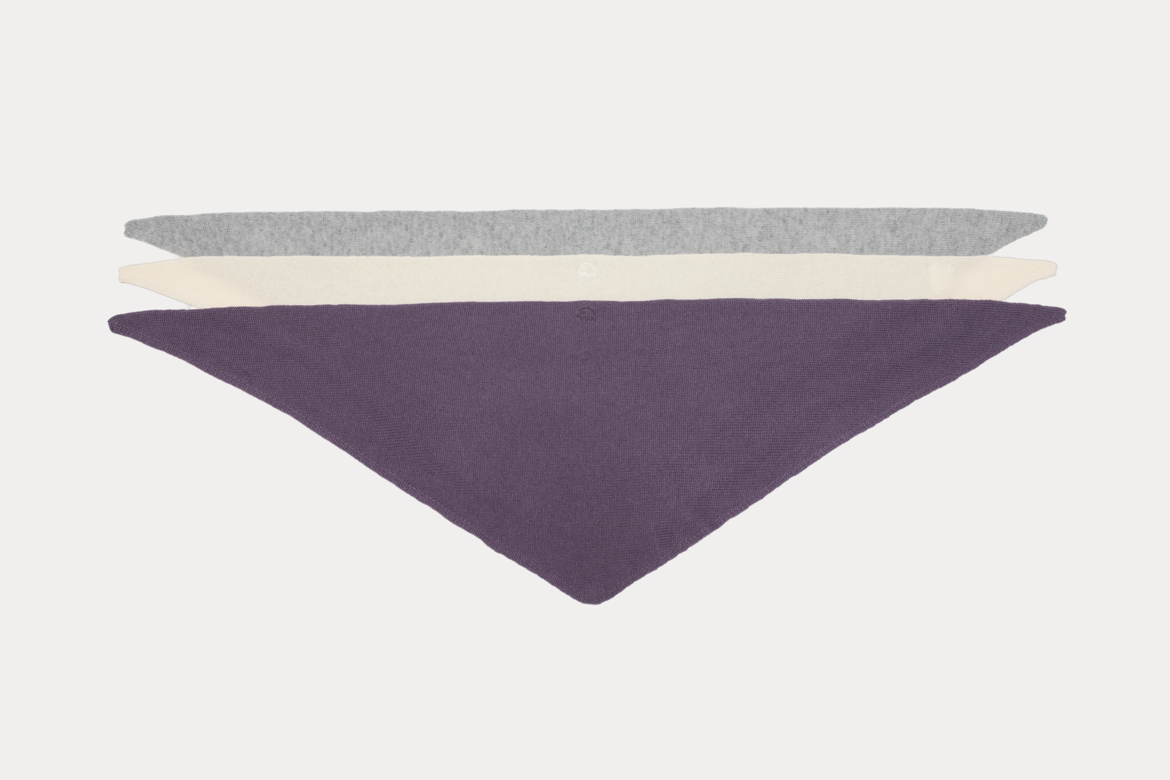 5针3根水溶羊绒三角巾