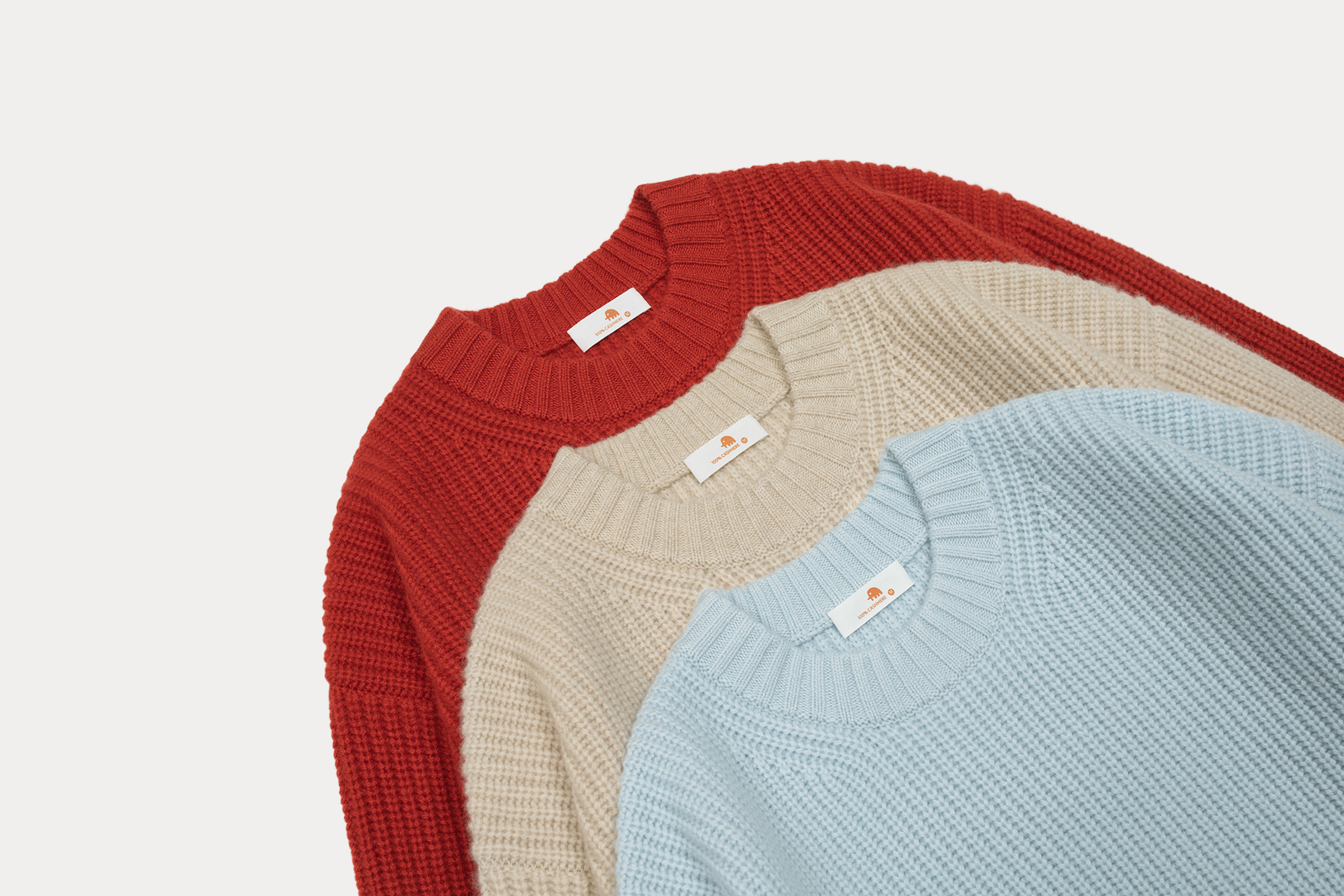 女5针4根纱单元宝粗面落肩袖圆领套头衫