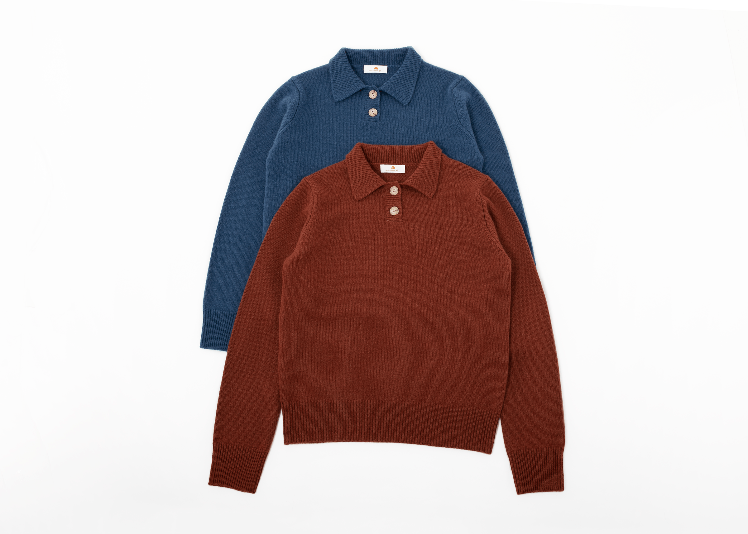 小金象 山羊绒100%-女7针中厚复古Polo领小翻领针织套头衫 康赛妮