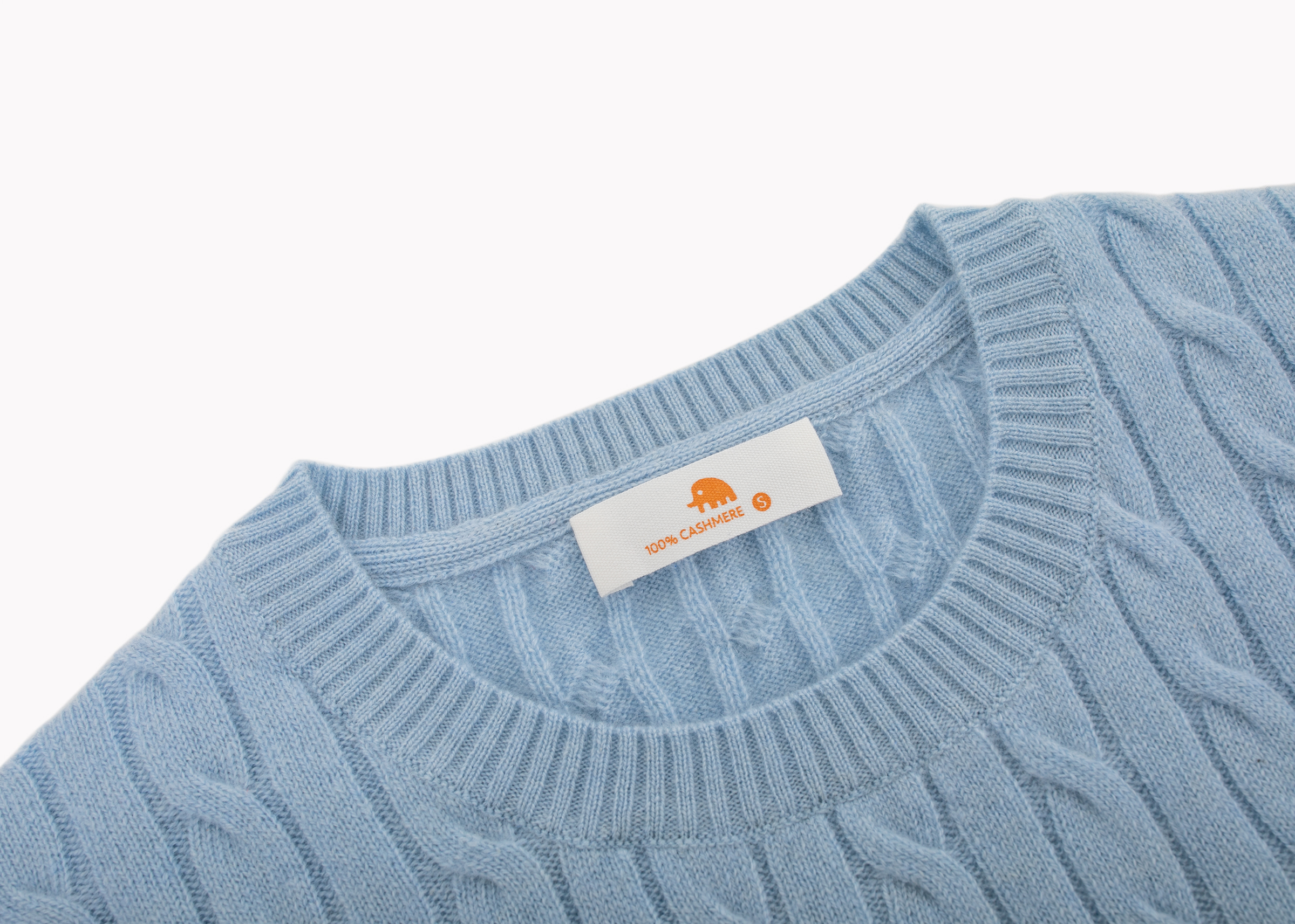 小金象 山羊绒100% - 复古休闲12针男士经典麻花圆领套头衫康赛妮