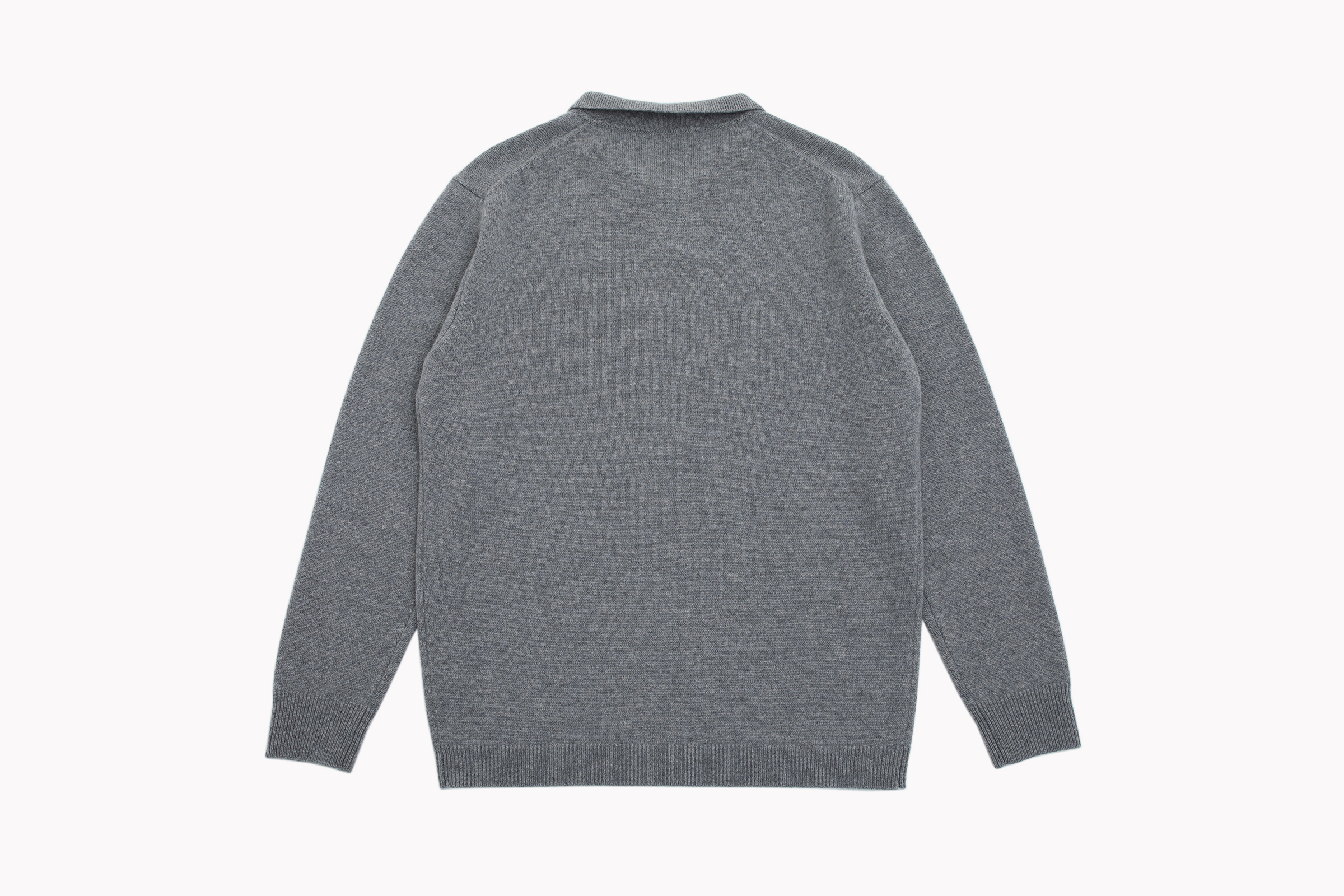 小金象 CASHMERE 100% - 男9G中厚Polo翻领宽松长袖套头衫 康赛妮