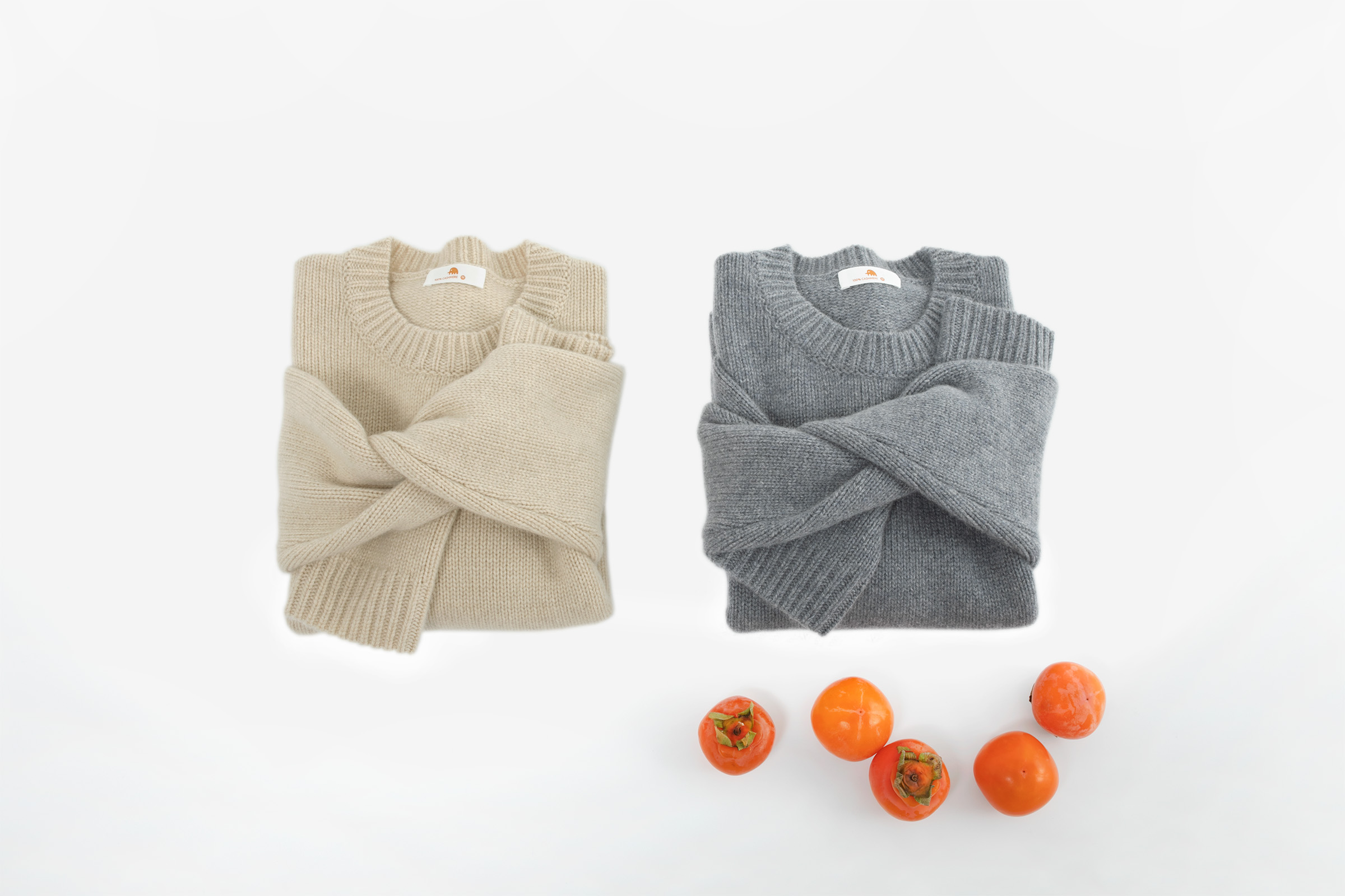 小金象 -山羊绒100%-休闲时髦女3针5根纱小圆领落肩袖宽松套头衫