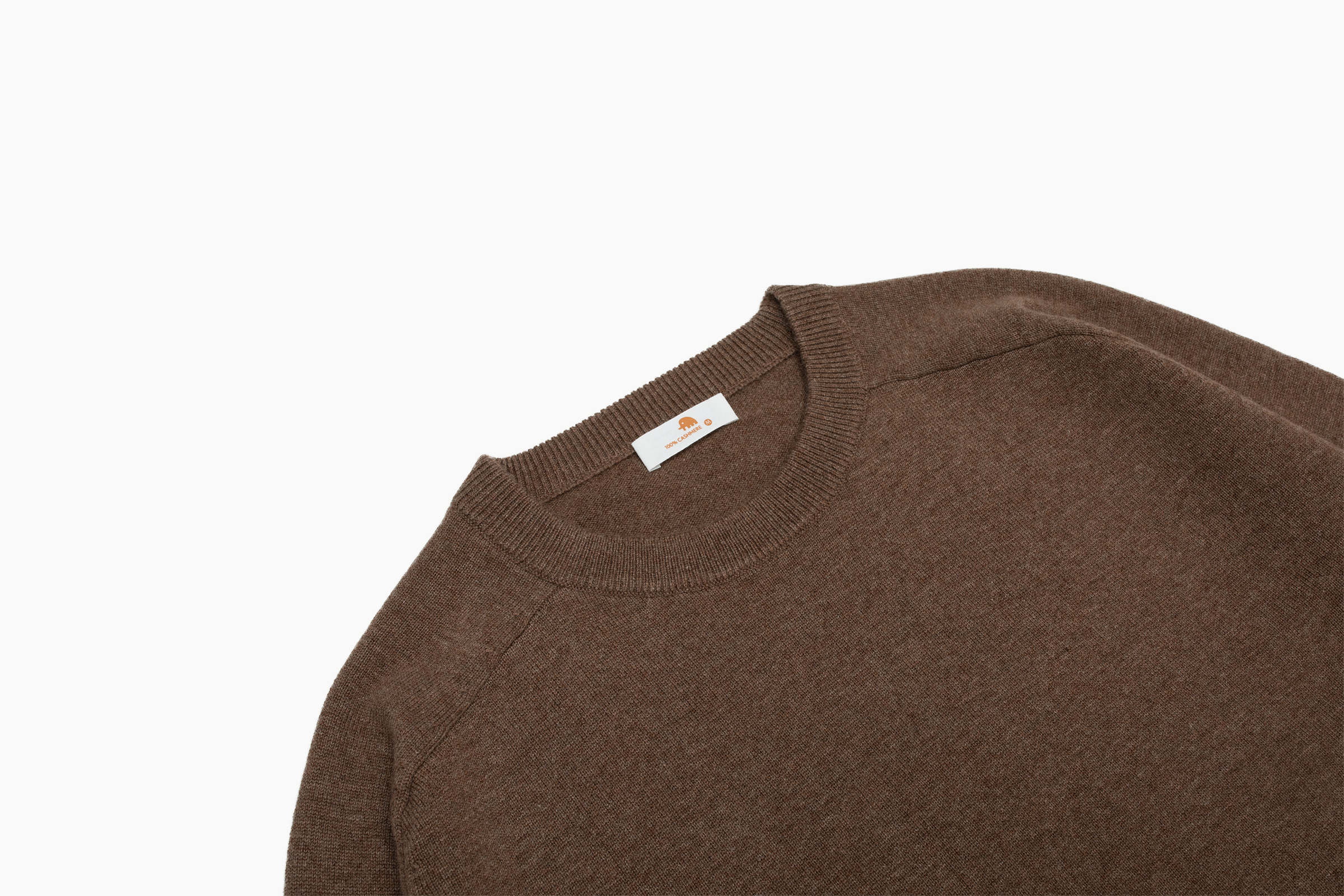 小金象 山羊绒100% 男2/36支加密中厚马鞍肩圆领宽松长袖套头衫