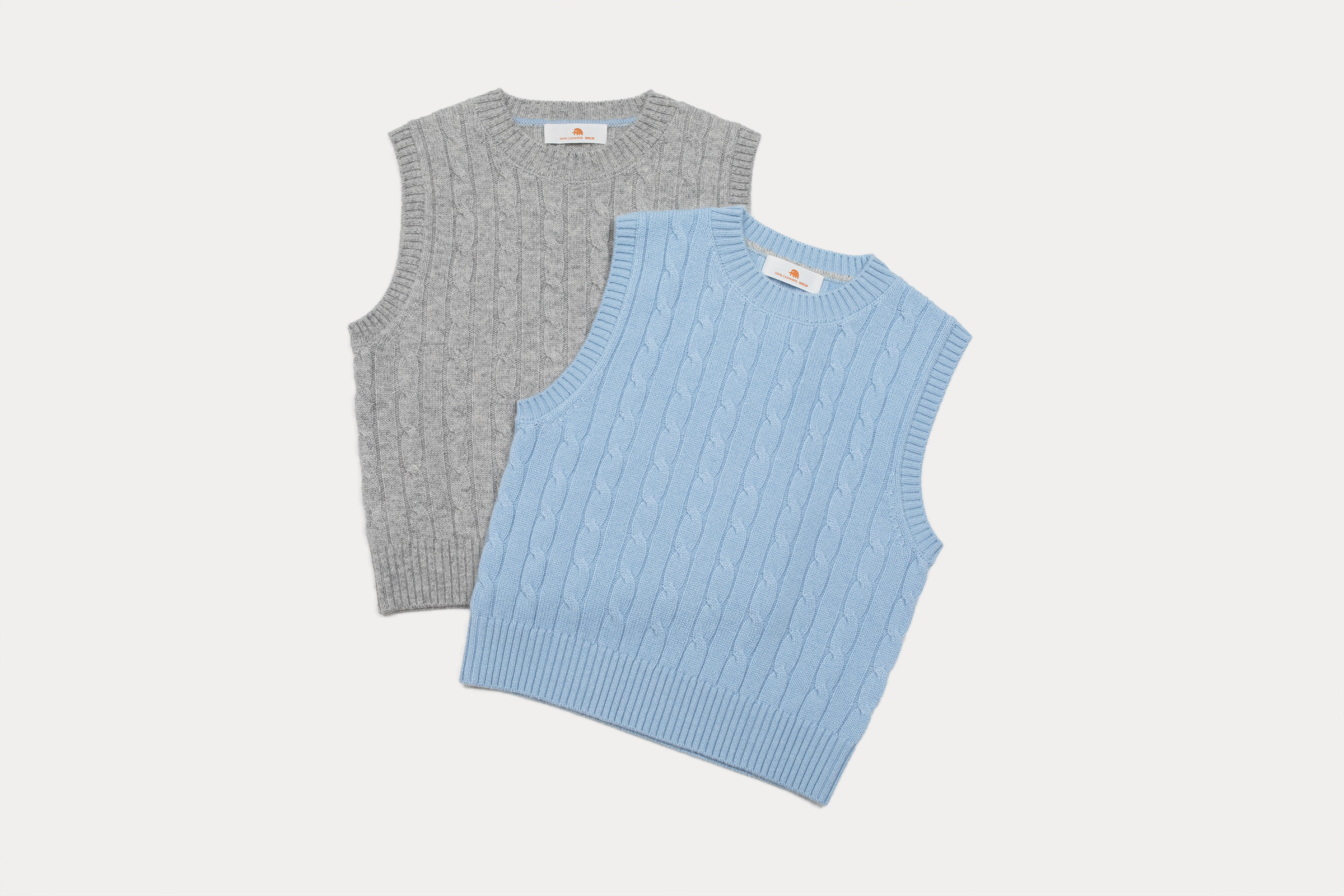 儿童中厚9针套头圆领麻花背心